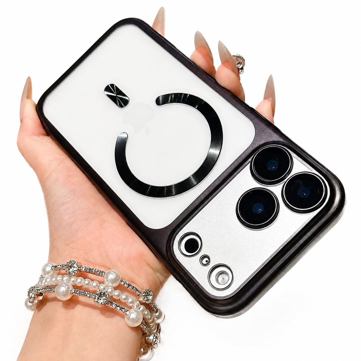 Premium iPhone Case MagSafe Translucent Matte Magnetic Hard PC Protective Cover Wireless Charging Anti Scratch Slim Lightweight Frosted Full Coverage Case