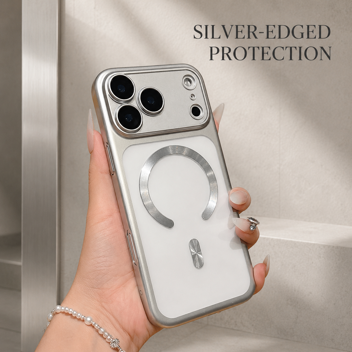 Premium iPhone Case MagSafe Translucent Matte Magnetic Wireless Charging Hard PC Protective Cover Anti Scratch Slim Lightweight Full Coverage Case Design