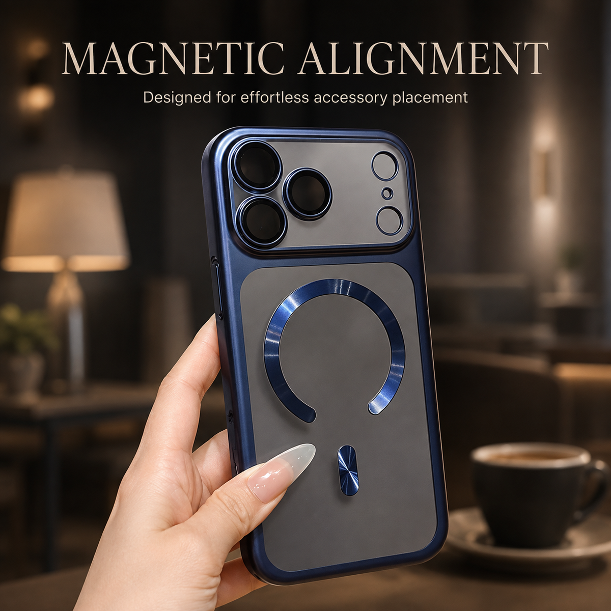 Premium iPhone Case MagSafe Translucent Matte Magnetic Wireless Charging Hard PC Protective Cover Anti Scratch Slim Lightweight Full Coverage Case Design