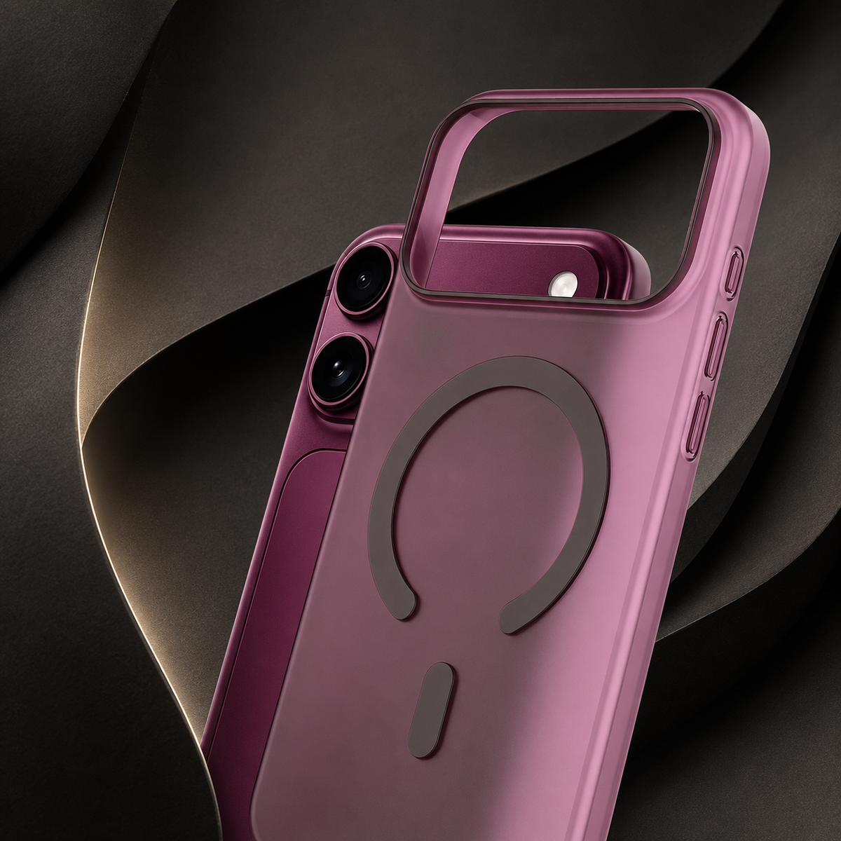 Premium iPhone Case MagSafe Ultra Thin Matte Translucent Clear Hard PC Magnetic Shockproof Anti Fingerprint Slim Protective Bumper Cover Case Design