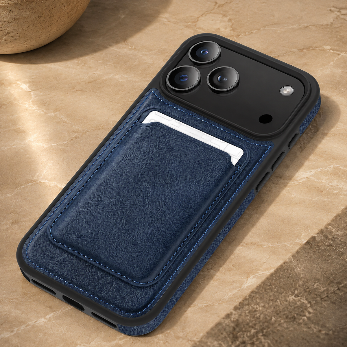 Premium iPhone Case MagSafe Wallet PU Leather RFID Card Holder Magnetic Shockproof Protective Cover Anti Scratch Anti Fingerprint Non Slip Secure Storage