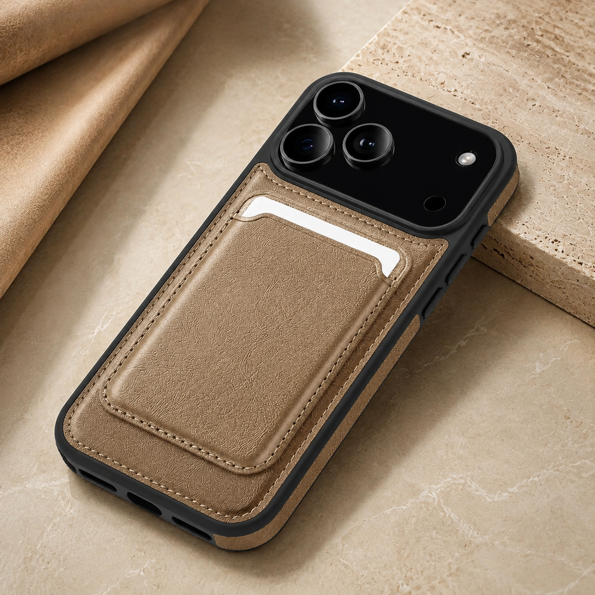 Premium iPhone Case MagSafe Wallet PU Leather RFID Card Holder Magnetic Shockproof Protective Cover Anti Scratch Anti Fingerprint Non Slip Secure Storage