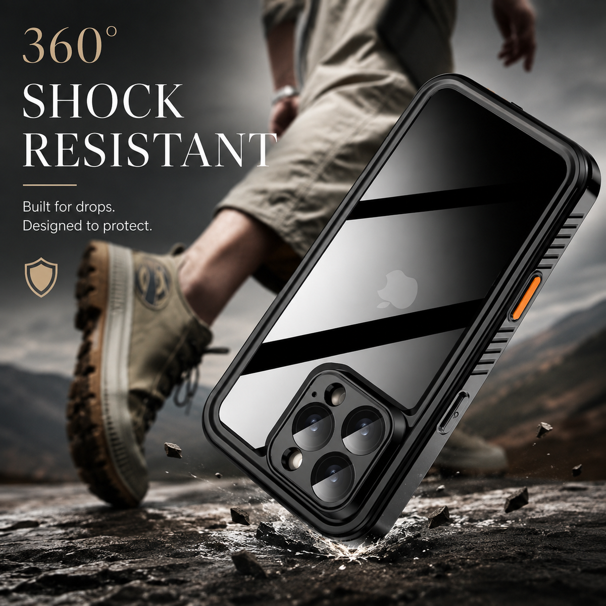 Premium iPhone Case MagSafe Waterproof Full Body Shockproof Protective Cover Built In Screen Protector Dustproof Anti Slip Dual Layer Sealed Rugged Armor