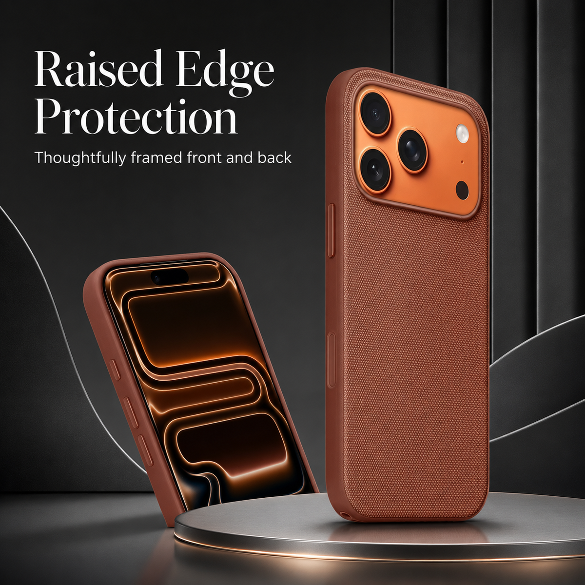 Premium iPhone Case MagSafe Woven Fabric Magnetic Shockproof Protective Cover Wireless Charging Anti Fingerprint Non Slip Water Resistant Slim Lightweight