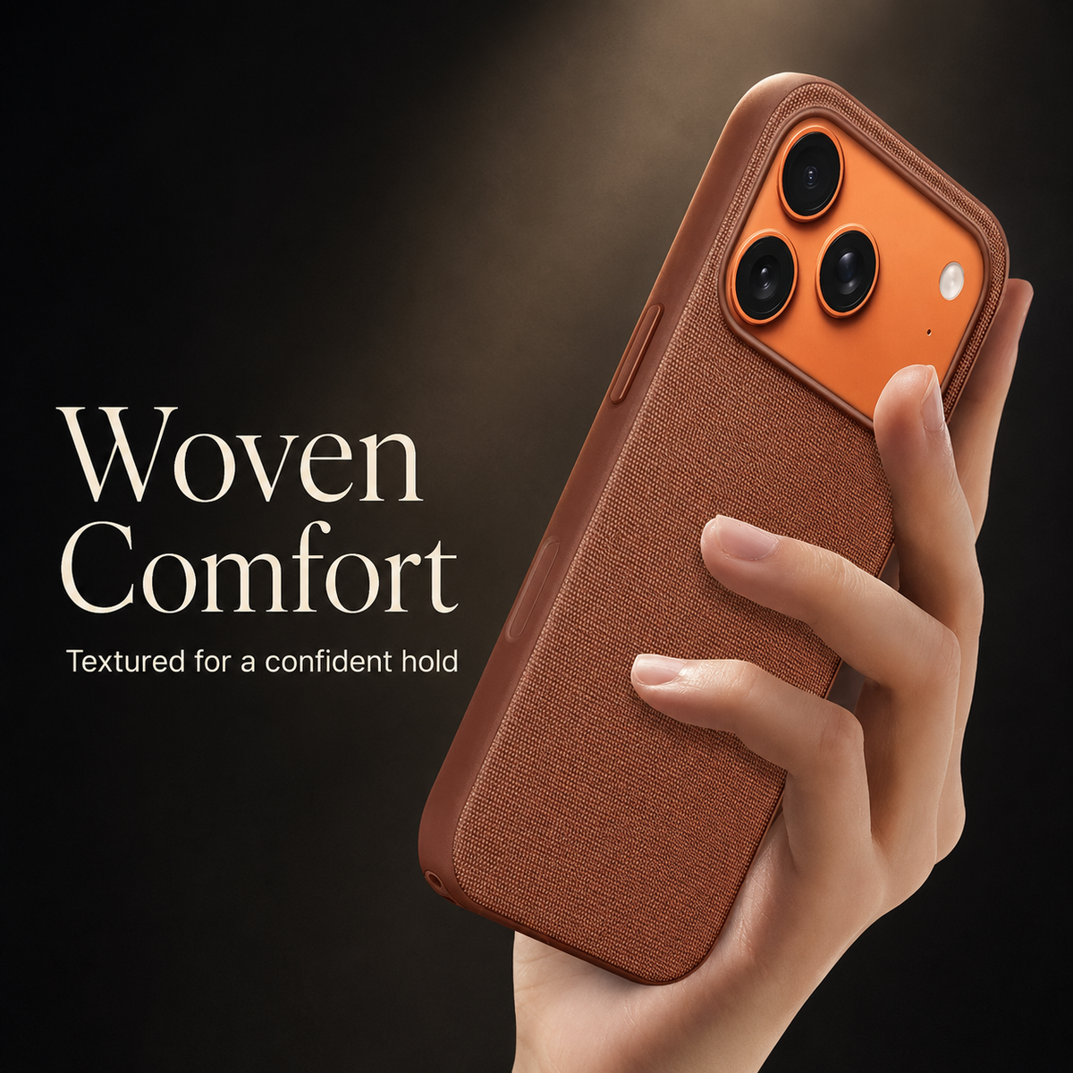 Premium iPhone Case MagSafe Woven Fabric Magnetic Shockproof Protective Cover Wireless Charging Anti Fingerprint Non Slip Water Resistant Slim Lightweight