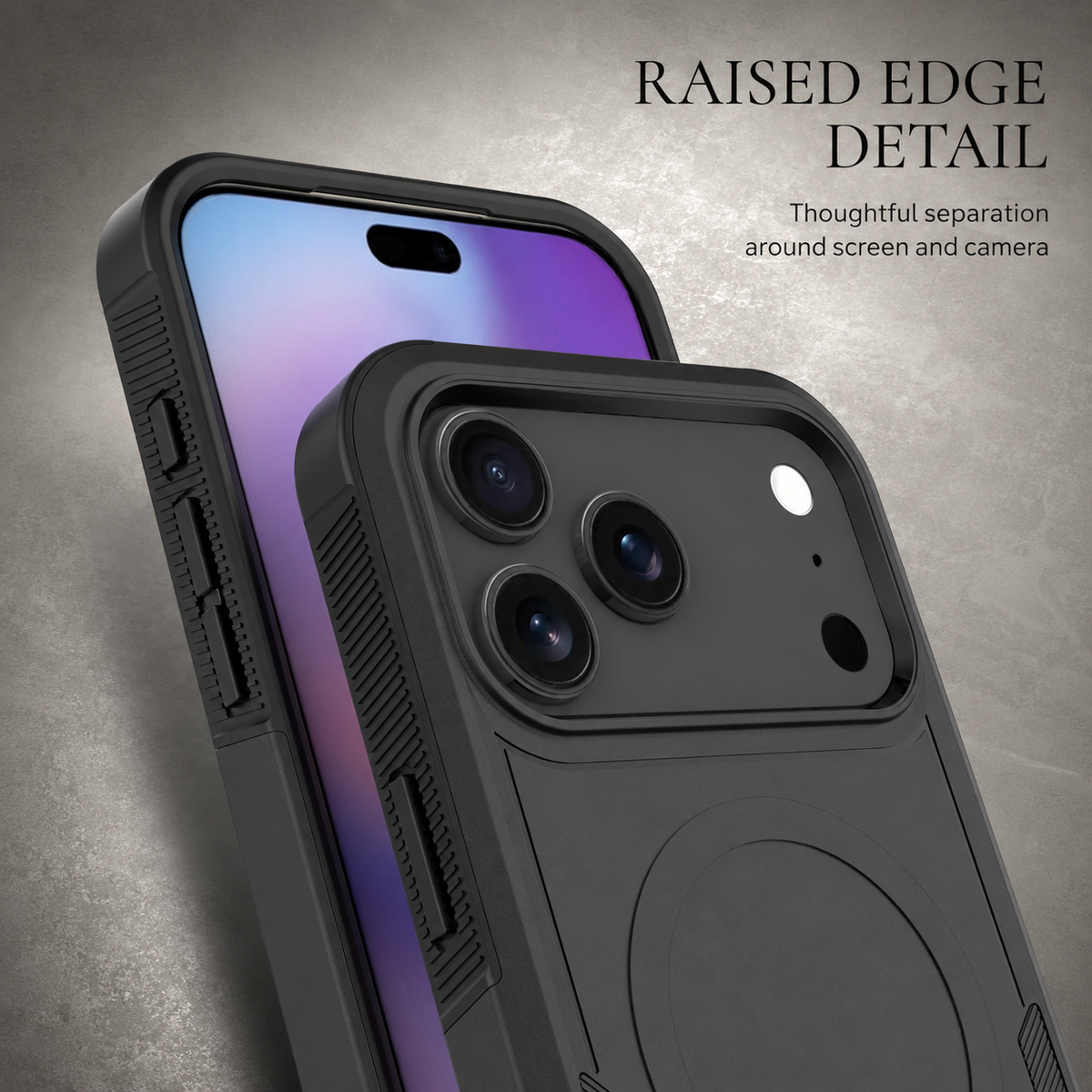Premium iPhone Case Magnetic 2 in 1 Heavy Duty Armor Shockproof PC TPU Protective Cover Matte Reinforced Bumper Slim Rugged Charging Case