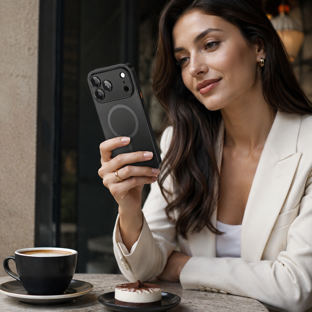 Premium iPhone Case Magnetic Aluminum Alloy Metal Shockproof Protective Cover Camera Lens Glass Protection Non Slip Tough Slim Reinforced Bumper Case