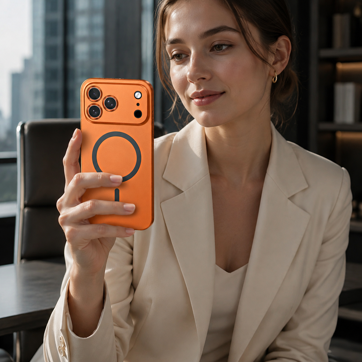 Premium iPhone Case Magnetic Aluminum Alloy Metal Shockproof Protective Cover Camera Lens Glass Protection Non Slip Tough Slim Reinforced Bumper Case