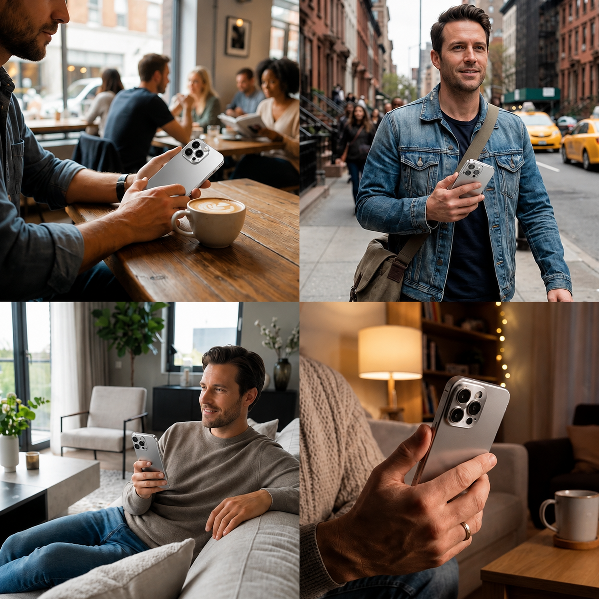 Premium iPhone Case Magnetic Aluminum Frame Shockproof Protective Cover Full Camera Lens Protection Slim Metal Design Wireless Charging Compatible
