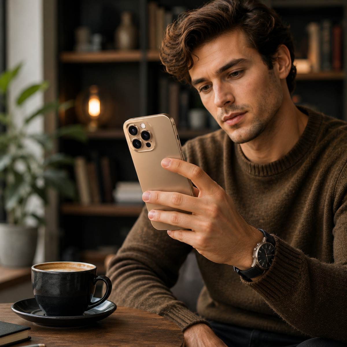 Premium iPhone Case Magnetic Aluminum Frame Shockproof Protective Cover Full Camera Lens Protection Slim Metal Design Wireless Charging Compatible
