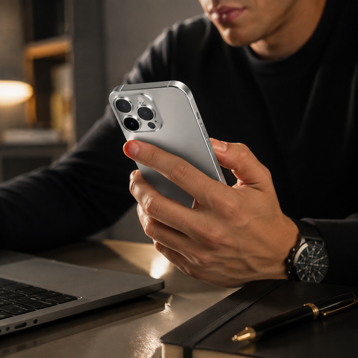 Premium iPhone Case Magnetic Aluminum Frame Shockproof Protective Cover Full Camera Lens Protection Slim Metal Design Wireless Charging Compatible