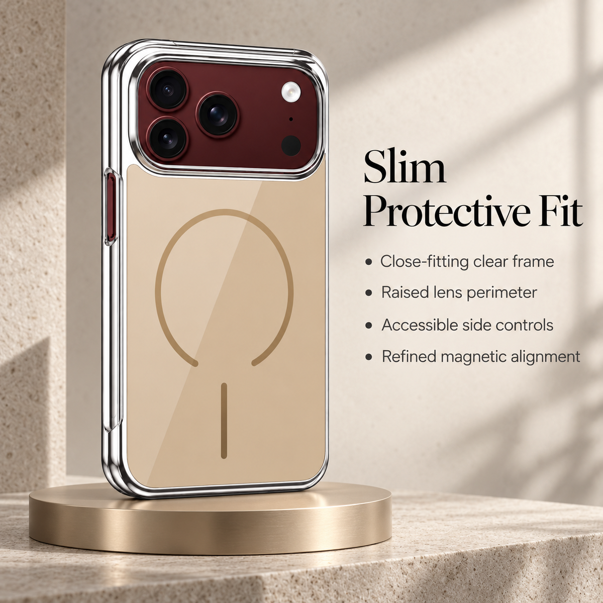 Premium iPhone Case Magnetic Built In Screen Protector Glass PC Full Wrap Shockproof Foldable Anti Scratch Non Slip Wireless Charging Protective Cover