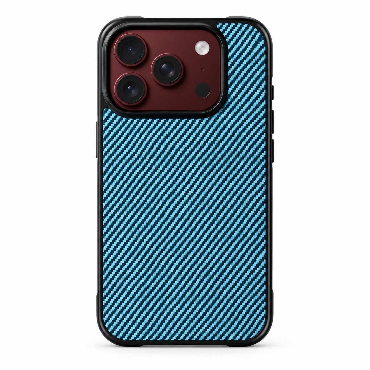 Premium iPhone Case Magnetic Carbon Fiber Texture Soft TPU Foldable Shockproof Anti Knock Wireless Charging Slim Protective Back Cover Case Design
