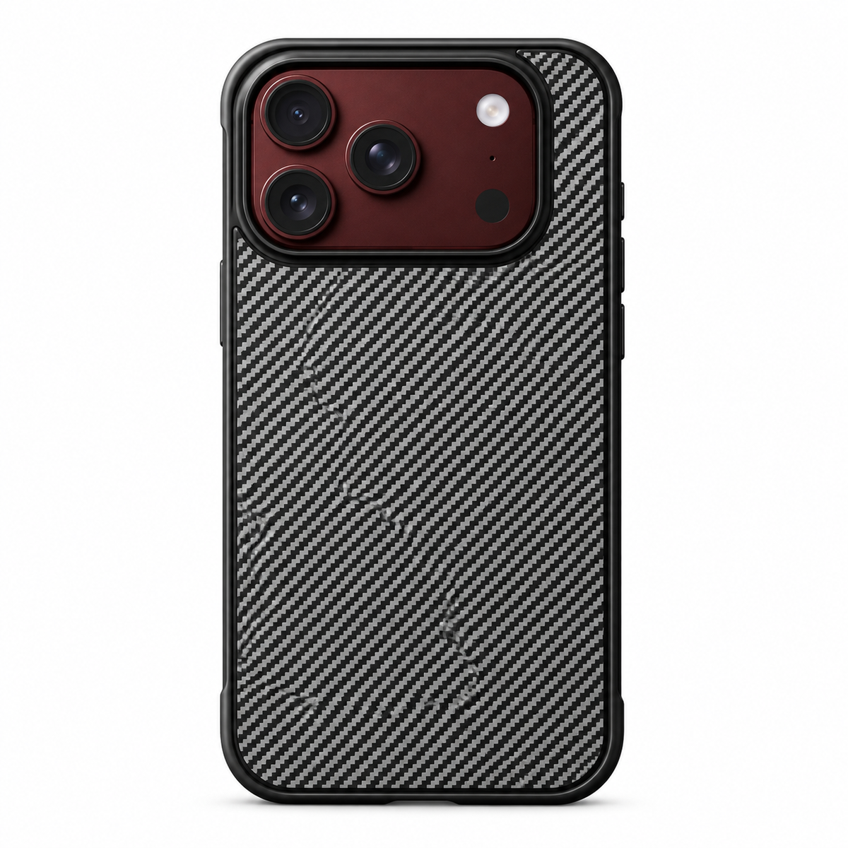 Premium iPhone Case Magnetic Carbon Fiber Texture Soft TPU Foldable Shockproof Anti Knock Wireless Charging Slim Protective Back Cover Case Design