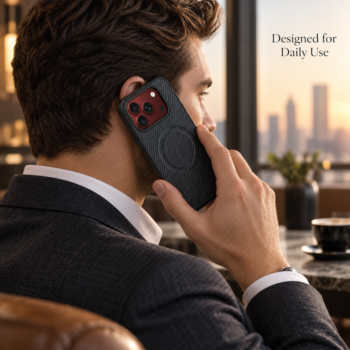 Premium iPhone Case Magnetic Carbon Fiber Texture Soft TPU Foldable Shockproof Anti Knock Wireless Charging Slim Protective Back Cover Case Design