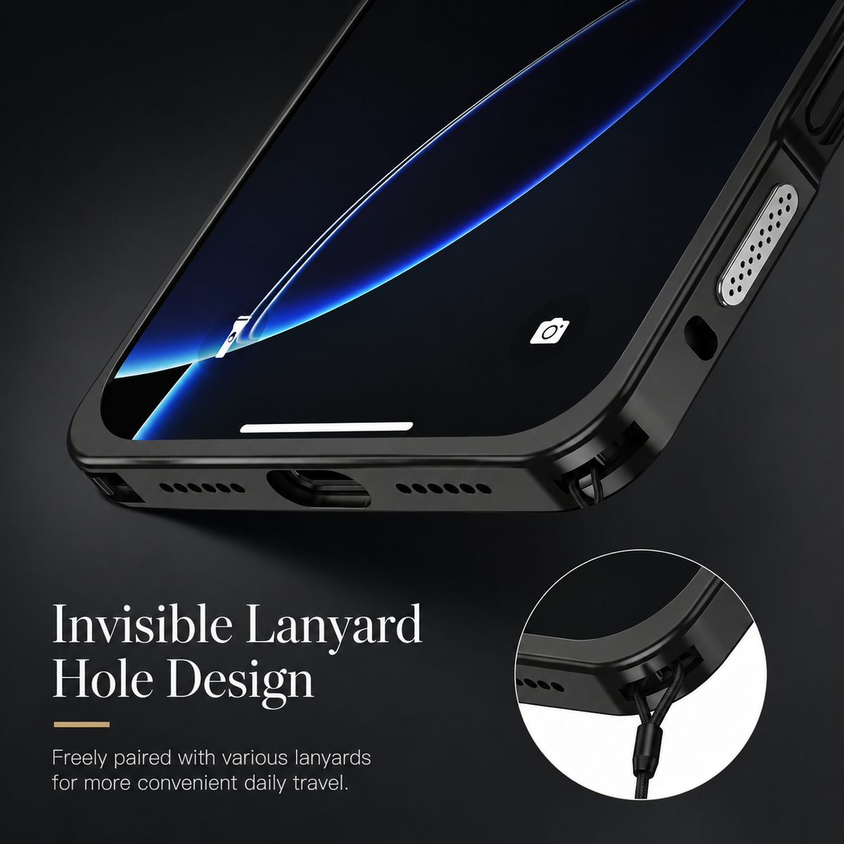 Premium iPhone Case Magnetic Metal Frame Detachable Camera Protector Shockproof Ultra Thin TPU Bumper Anti Scratch Non Slip Lightweight Protective Cover