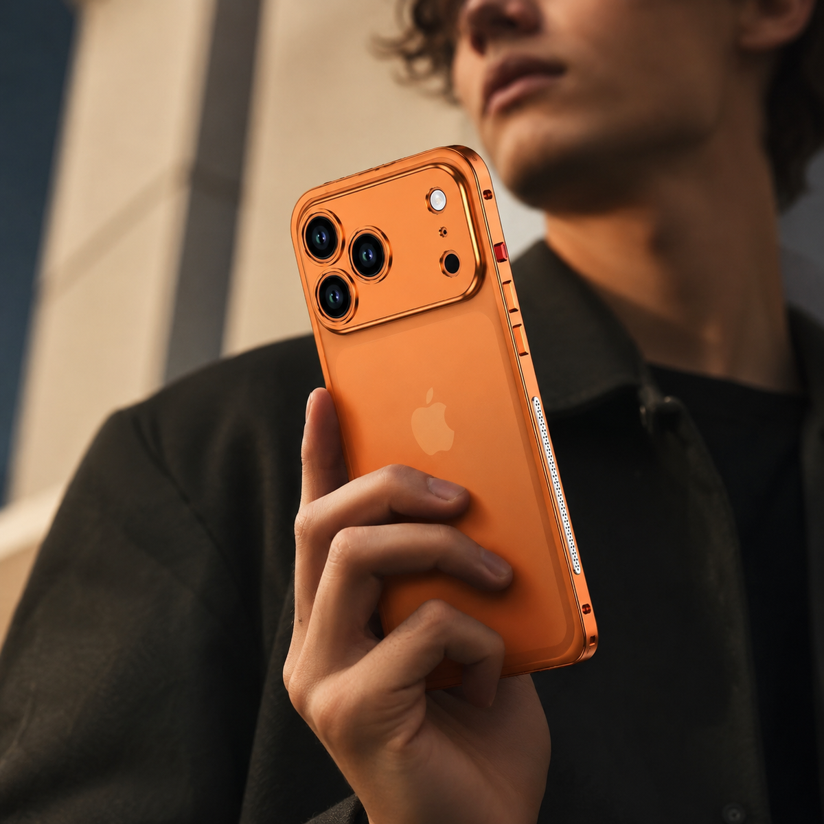 Premium iPhone Case Magnetic Metal Frame Detachable Camera Protector Shockproof Ultra Thin TPU Bumper Anti Scratch Non Slip Lightweight Protective Cover