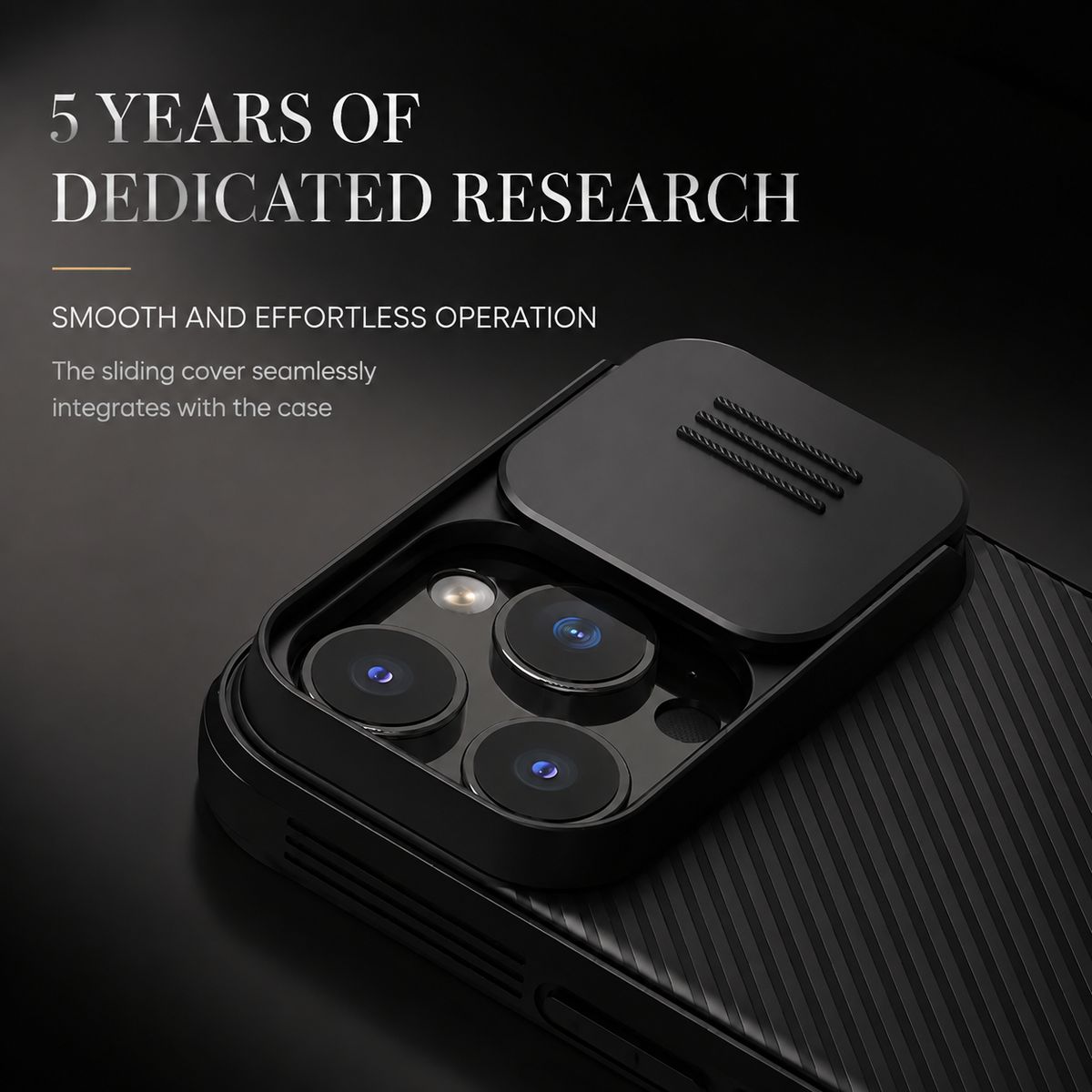 Premium iPhone Case Magnetic Rugged Shockproof Protective Cover Sliding Camera Lens Protection PC TPU Anti Slip Anti Scratch Reinforced Armor Full Coverage