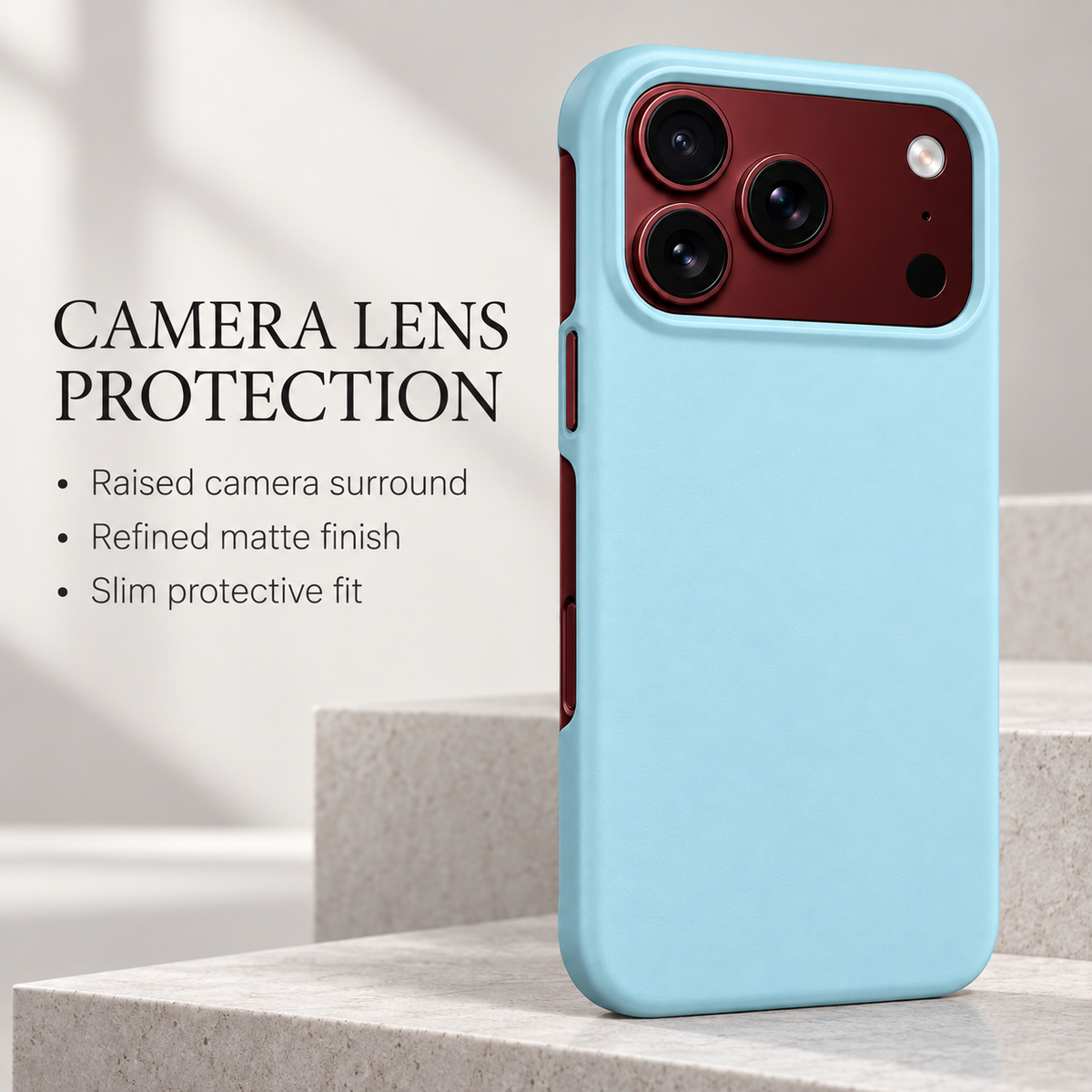 Premium iPhone Case Matte Candy Color Ultra Thin Shockproof Hard PC Lanyard Chain Anti Scratch Non Slip Lightweight Foldable Protective Cover Case Design