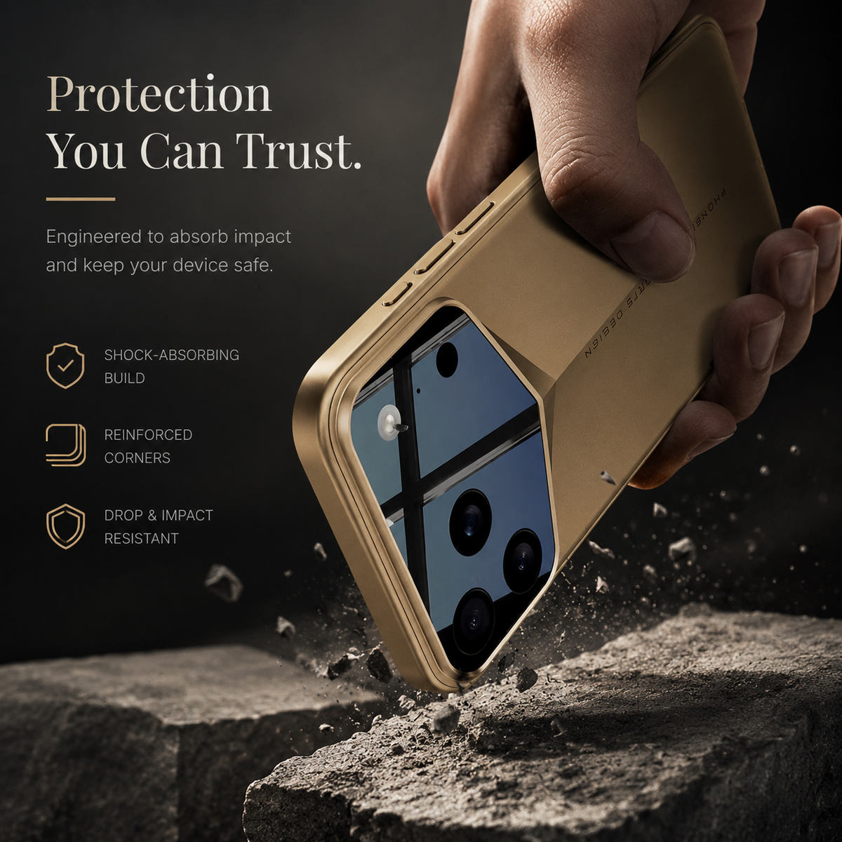 Premium iPhone Case Matte Hard PC Slim Protective Cover Camera Lens Protection Shockproof Anti Fingerprint Anti Scratch Lightweight Full Coverage Non Slip