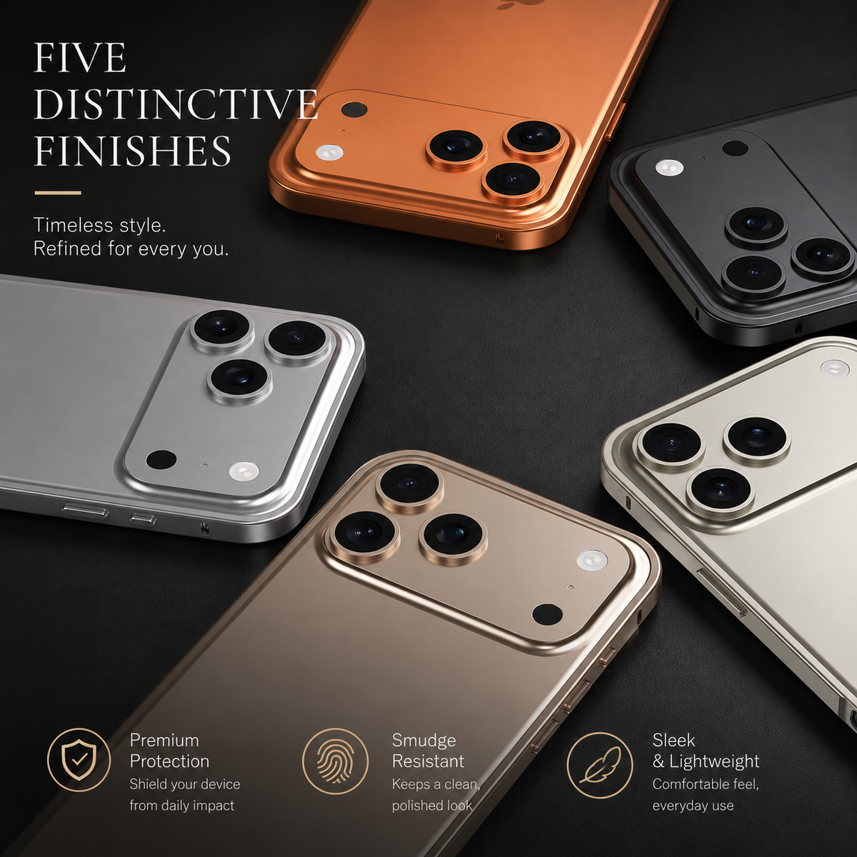 Premium iPhone Case Metal Alloy Armor Hollow Heat Dissipation Shockproof Bumper Anti Scratch Tough Slim Reinforced Edge Protective Frame Cover Case