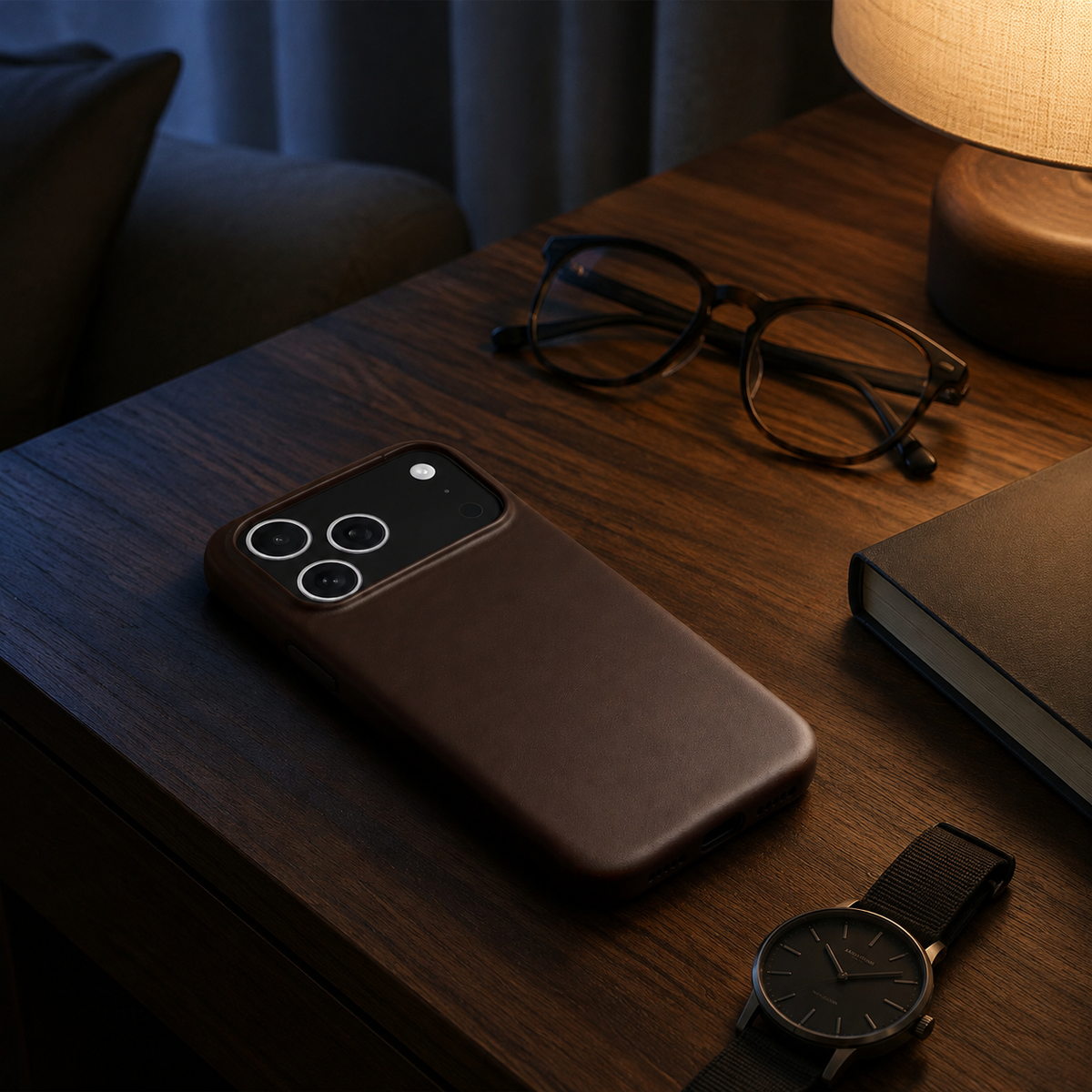 Premium iPhone Case Oil Wax Genuine Leather Shockproof Tough Anti Fingerprint Dustproof Textured Slim Luxury Protective Back Phone Cover Case Design