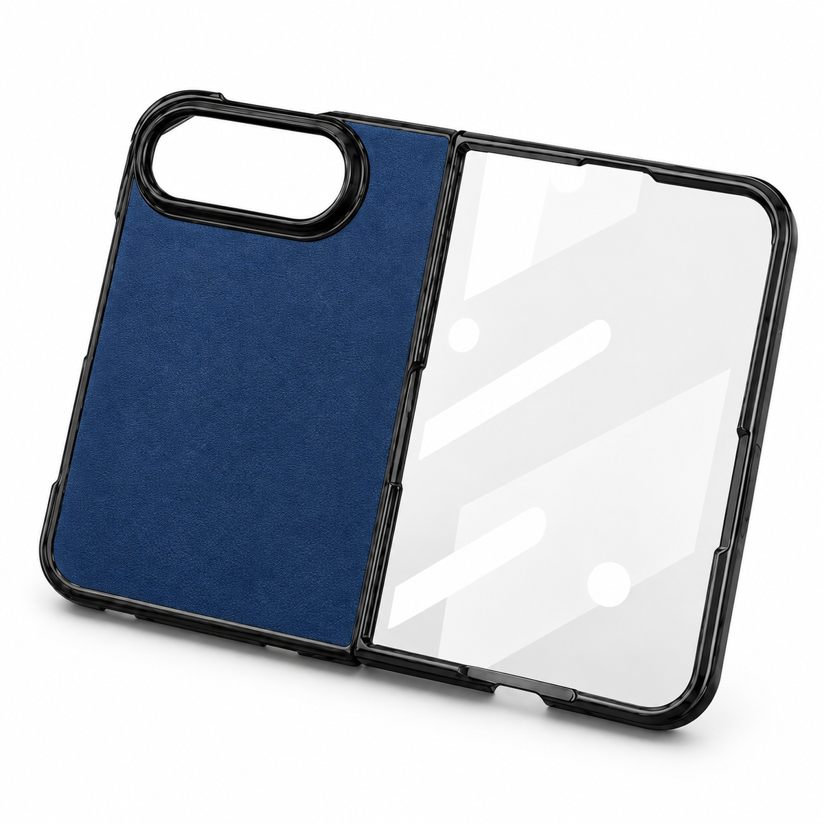 Premium iPhone Case Retro Artificial Leather Semi Transparent Acrylic Foldable Soft Touch Sweat Resistant Slim Protective Phone Cover Case Design