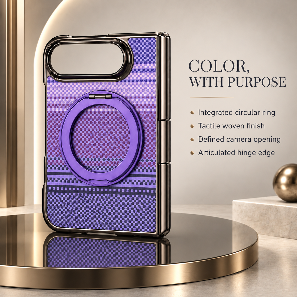 Premium iPhone Case Retro Leather Pattern Metal Magnetic Folding Bracket Tempered Film Shockproof PC TPU Foldable Protective Cover Case Design