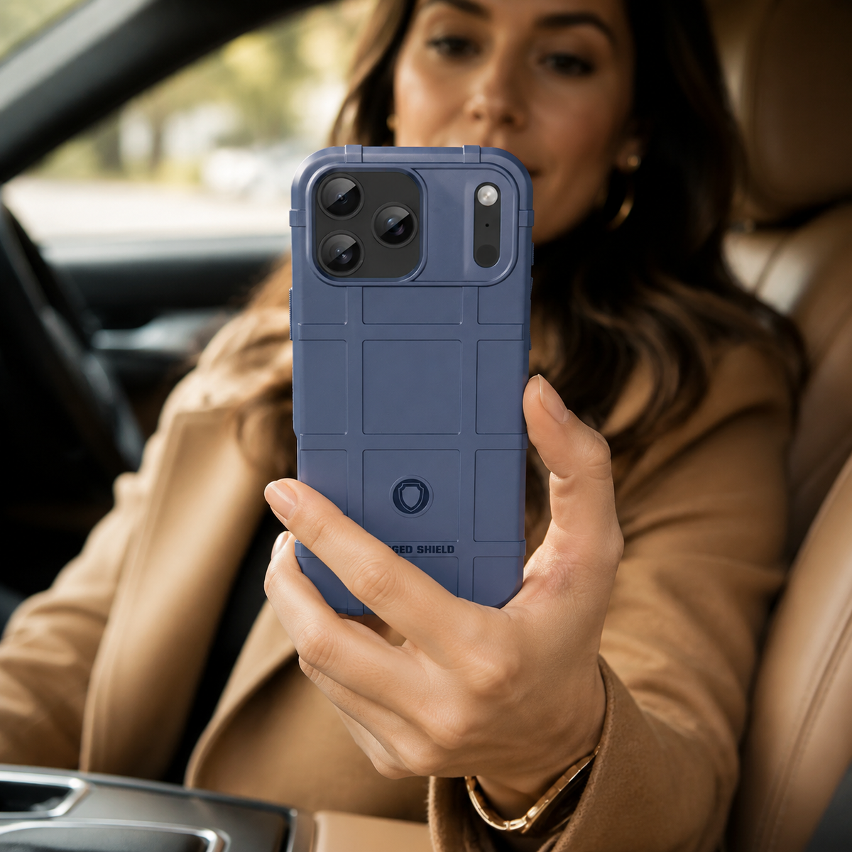 Premium iPhone Case Rugged Shield Military Grade Shockproof Drop Protection Reinforced Bumper Heavy Duty Anti Scratch Non Slip Tough Protective Cover Case
