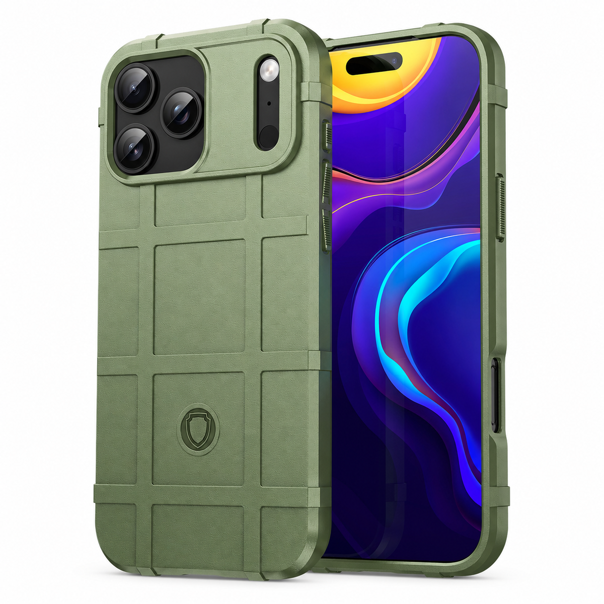 Premium iPhone Case Rugged Shield Military Grade Shockproof Drop Protection Reinforced Bumper Heavy Duty Anti Scratch Non Slip Tough Protective Cover Case