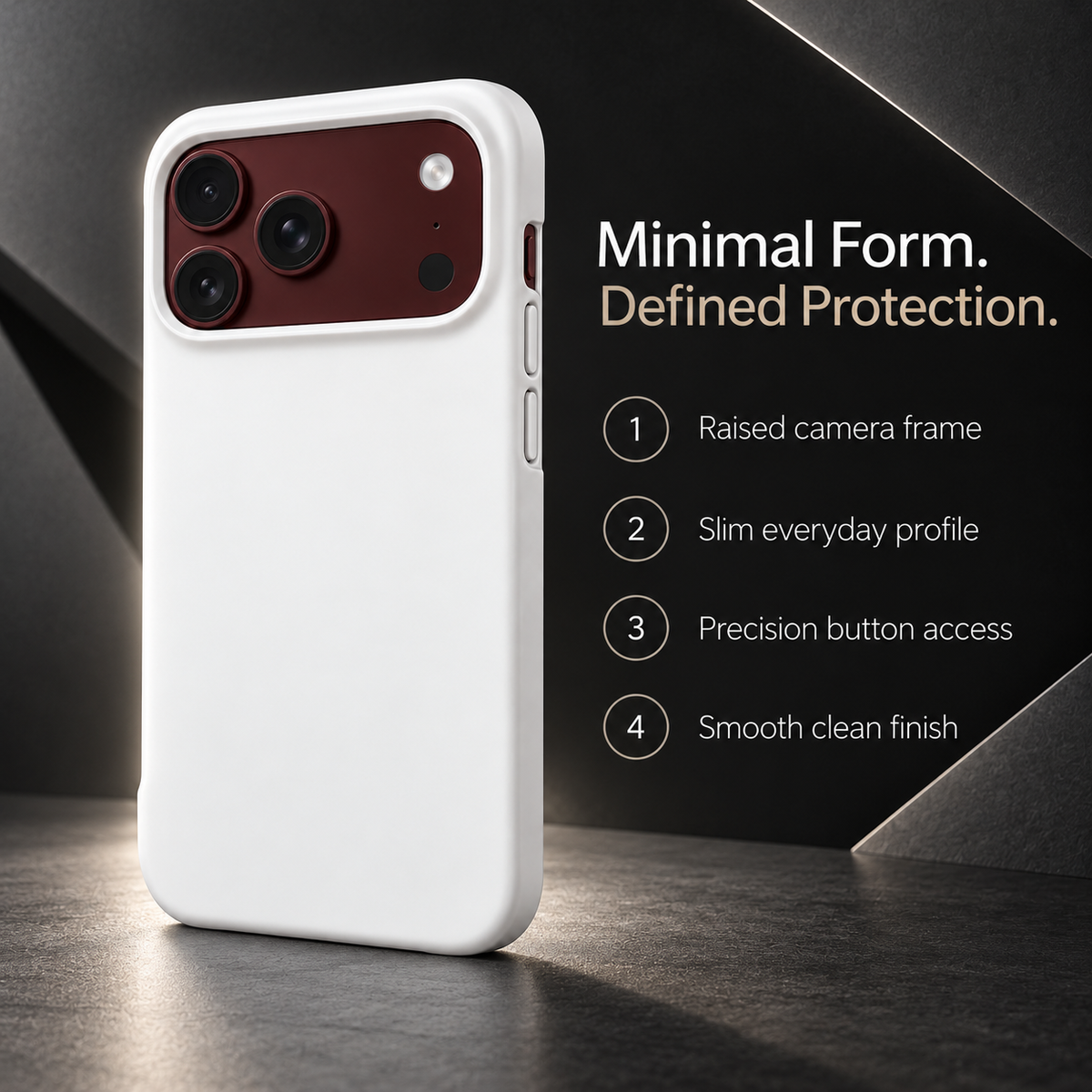 Premium iPhone Case Skin Feel Hinge Protection Shockproof Tough Anti Scratch Non Slip Dustproof Solid Color Foldable Protective Bumper Cover Case Design