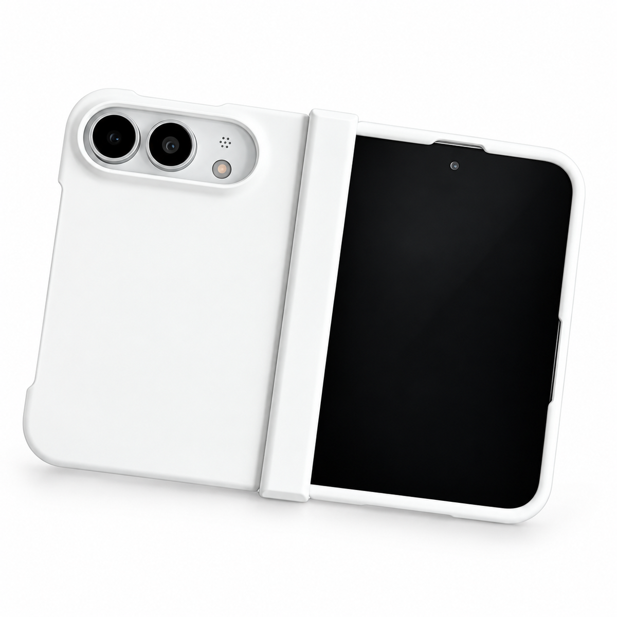 Premium iPhone Case Slim Matte Skin Feel Hinge Protection Hard PC Dual Layer Anti Scratch Non Slip Lightweight Foldable Protective Cover Case Design