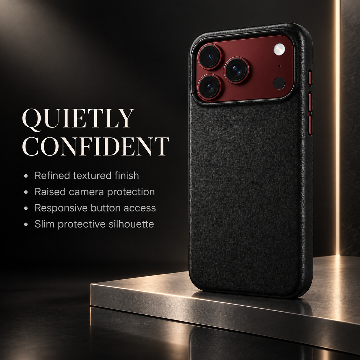 Premium iPhone Case Slim Matte Skin Feel Hinge Protection Hard PC Dual Layer Anti Scratch Non Slip Lightweight Foldable Protective Cover Case Design