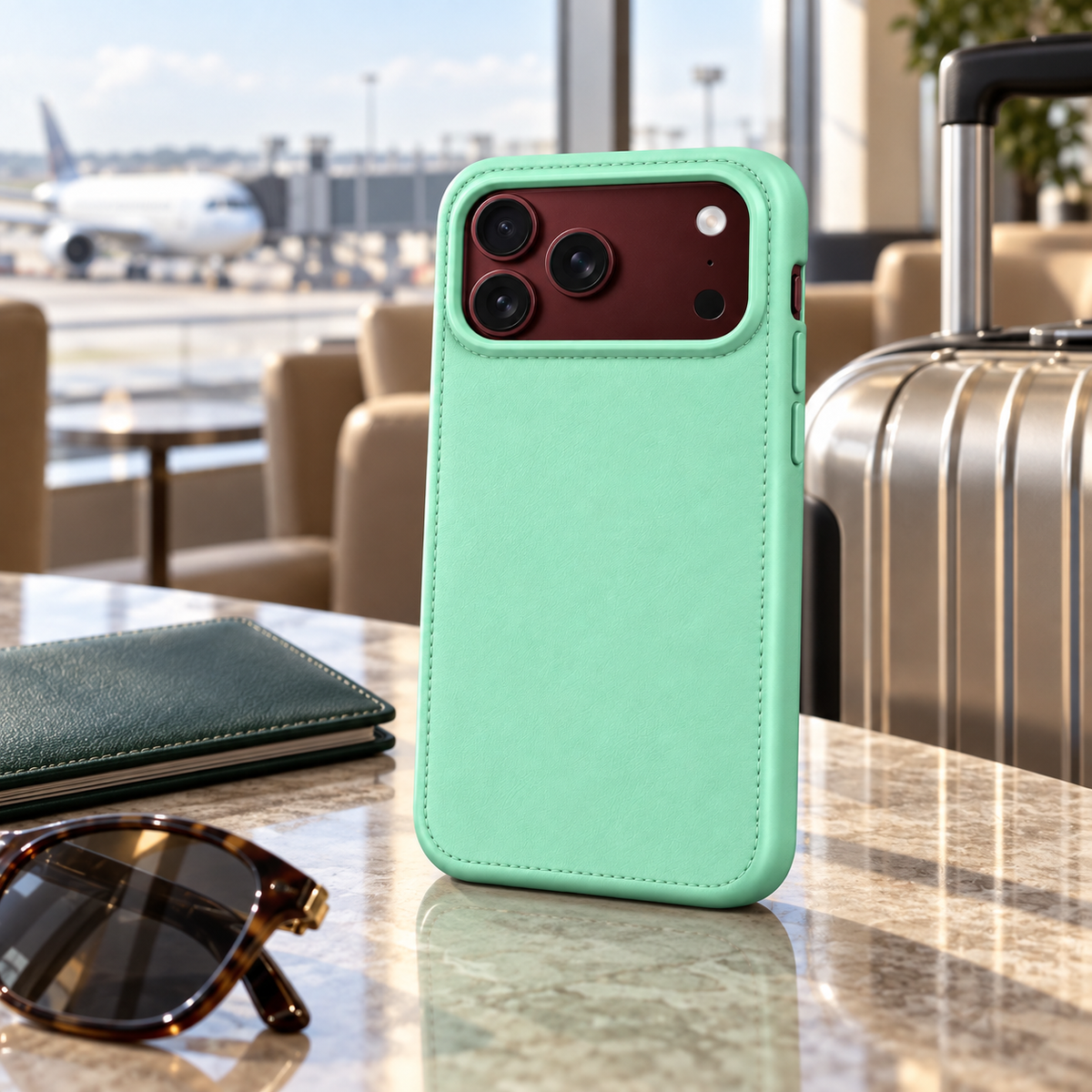 Premium iPhone Case Slim Matte Skin Feel Hinge Protection Hard PC Dual Layer Anti Scratch Non Slip Lightweight Foldable Protective Cover Case Design