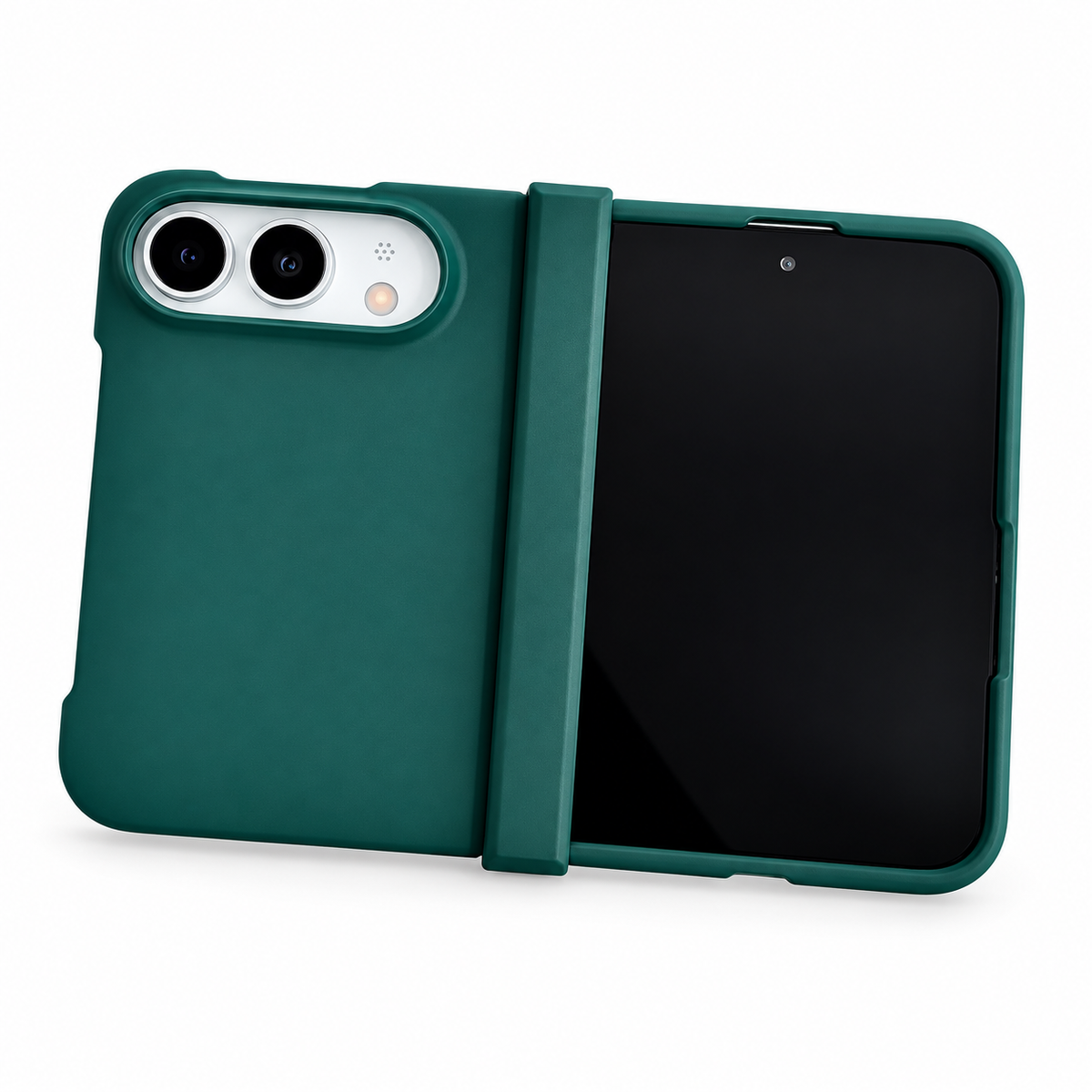 Premium iPhone Case Slim Matte Skin Feel Hinge Protection Hard PC Dual Layer Anti Scratch Non Slip Lightweight Foldable Protective Cover Case Design