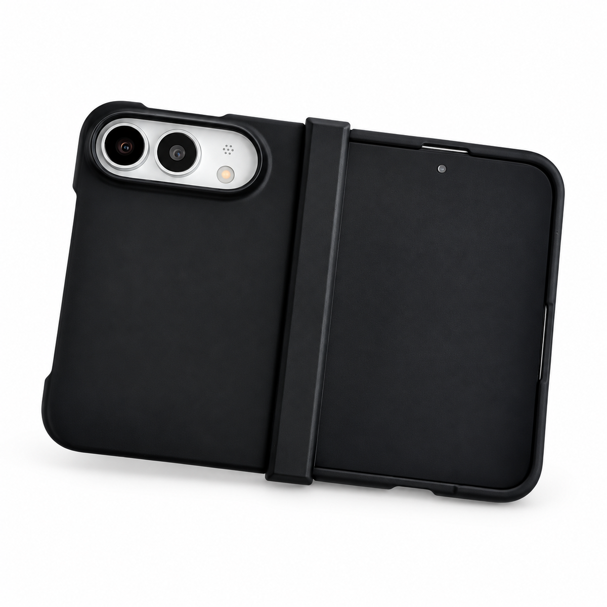 Premium iPhone Case Slim Matte Skin Feel Hinge Protection Hard PC Dual Layer Anti Scratch Non Slip Lightweight Foldable Protective Cover Case Design
