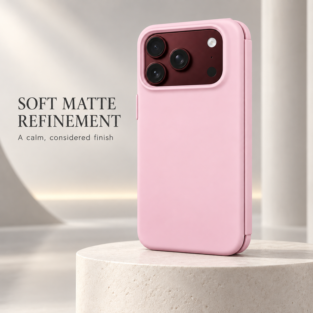 Premium iPhone Case Solid Color Skin Feel Shockproof PC TPU Foldable Tough Anti Fingerprint Wear Resistant Slim Non Slip Protective Phone Cover Case