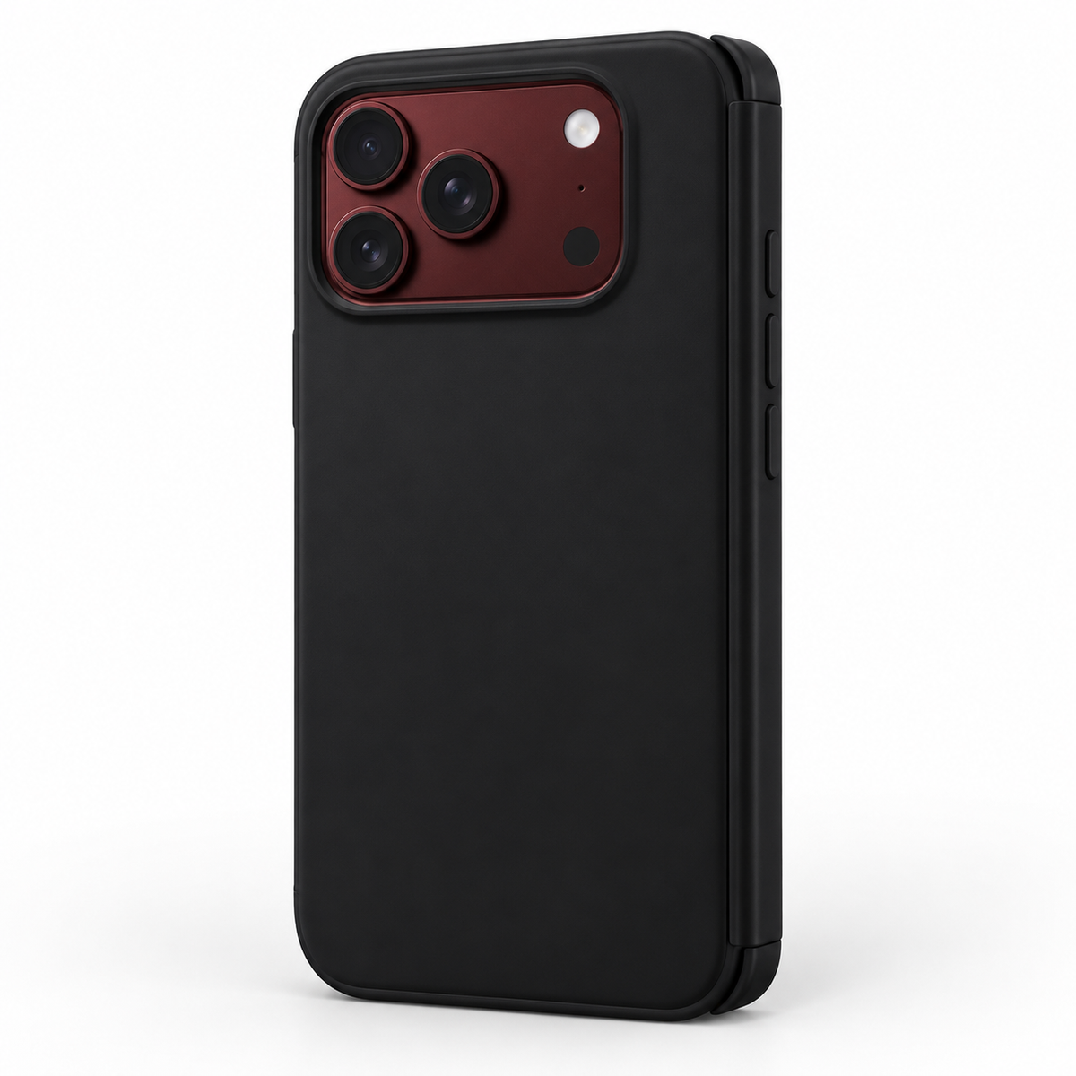 Premium iPhone Case Solid Color Skin Feel Shockproof PC TPU Foldable Tough Anti Fingerprint Wear Resistant Slim Non Slip Protective Phone Cover Case