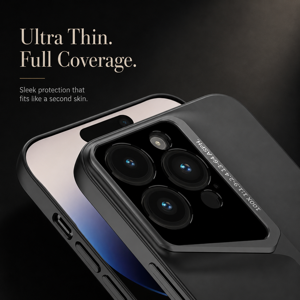 Premium iPhone Case Titanium Style Ultra Thin Shockproof Protective Cover Camera Lens Protection Matte Anti Fingerprint Non Slip Lightweight Slim PC