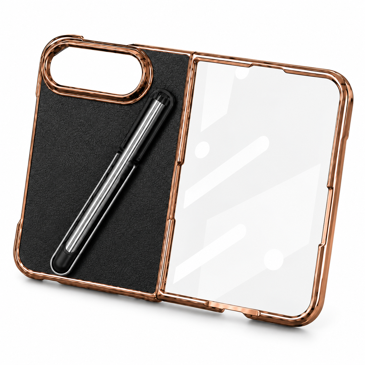 Premium iPhone Case Touch Pen Holder Foldable Bracket Stand Textured PC Business Shockproof Slim Protective Back Shell Cover Case for iPhone Ultra Fold