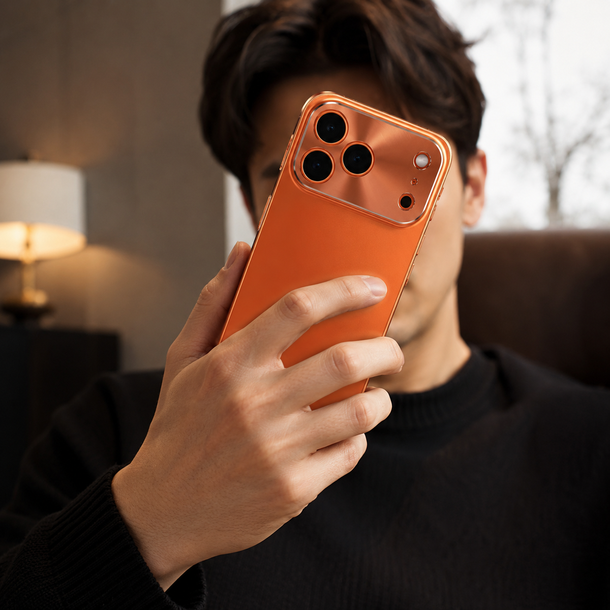 Premium iPhone Case Ultra Thin Aluminum Alloy Frame Shockproof Protective Cover Frosted PC Back Anti Scratch Anti Fingerprint Slim Matte Full Coverage