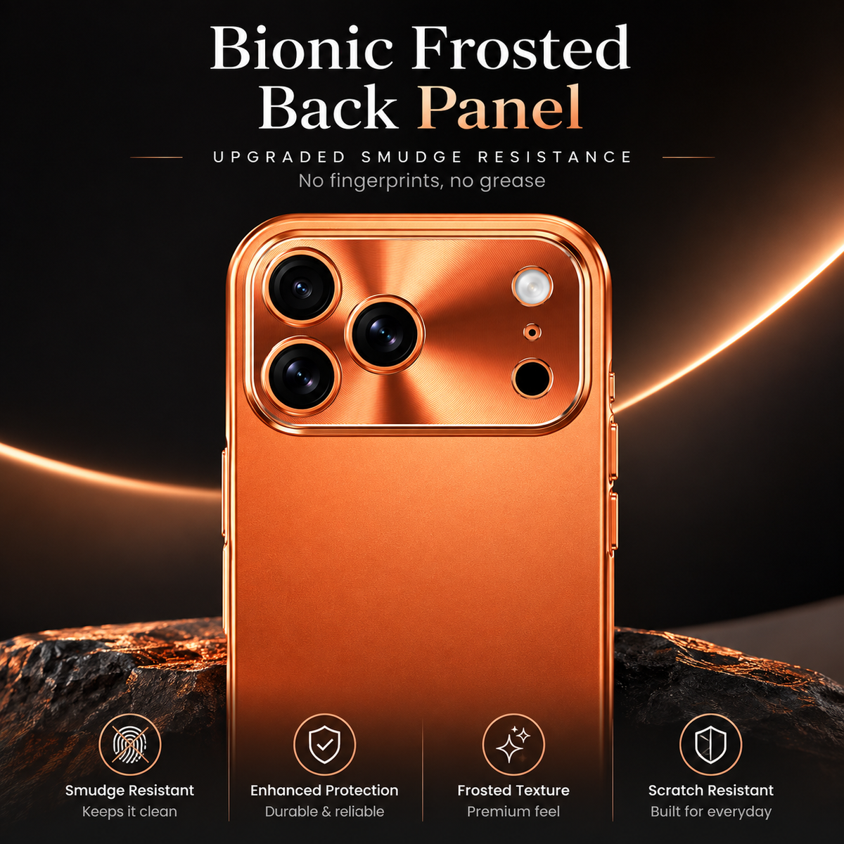 Premium iPhone Case Ultra Thin Aluminum Alloy Frame Shockproof Protective Cover Frosted PC Back Anti Scratch Anti Fingerprint Slim Matte Full Coverage