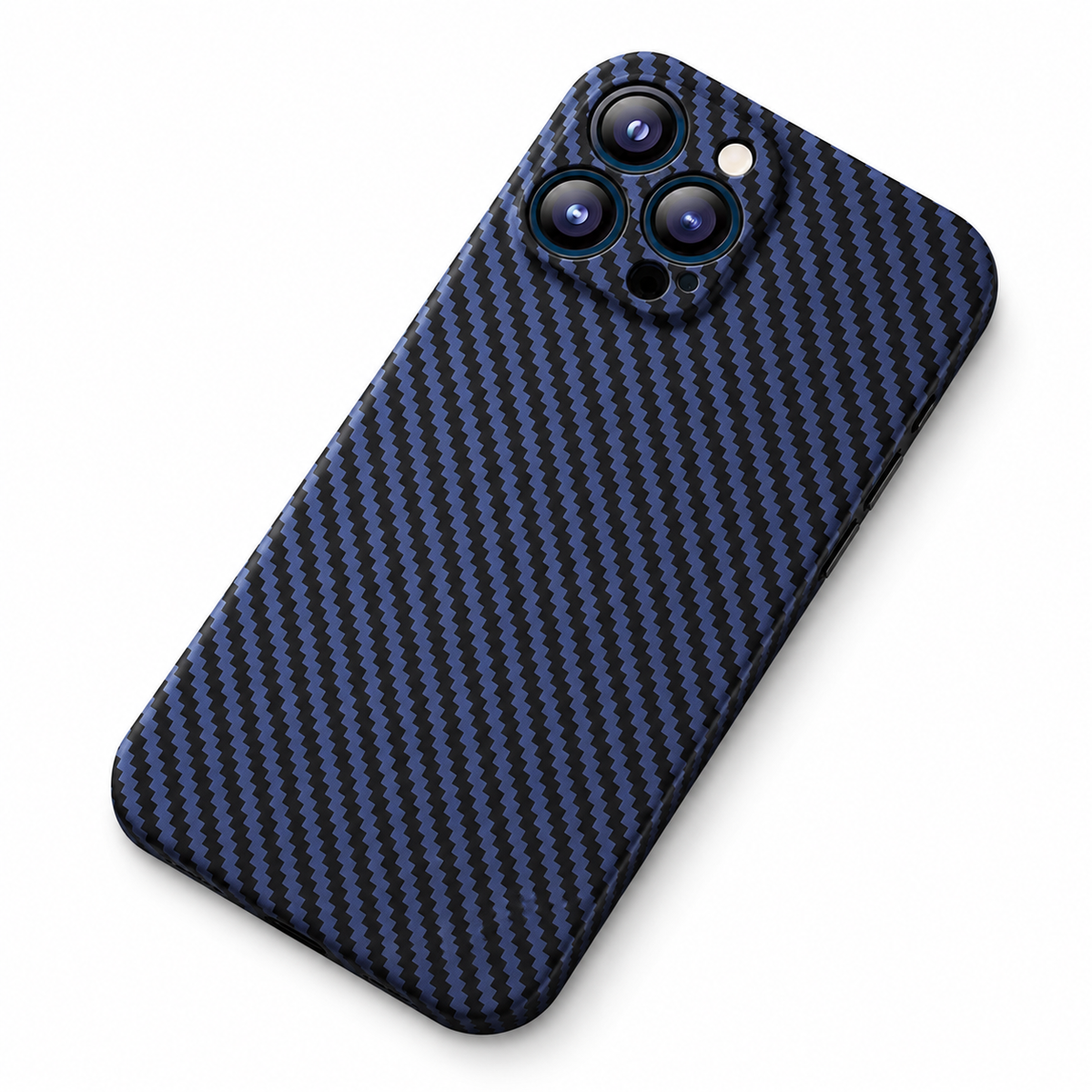 Premium iPhone Case Ultra Thin Carbon Fiber Matte Protective Cover 0.2mm PP Back Lightweight Scratch Resistant Slim Minimalist Hard Back Design