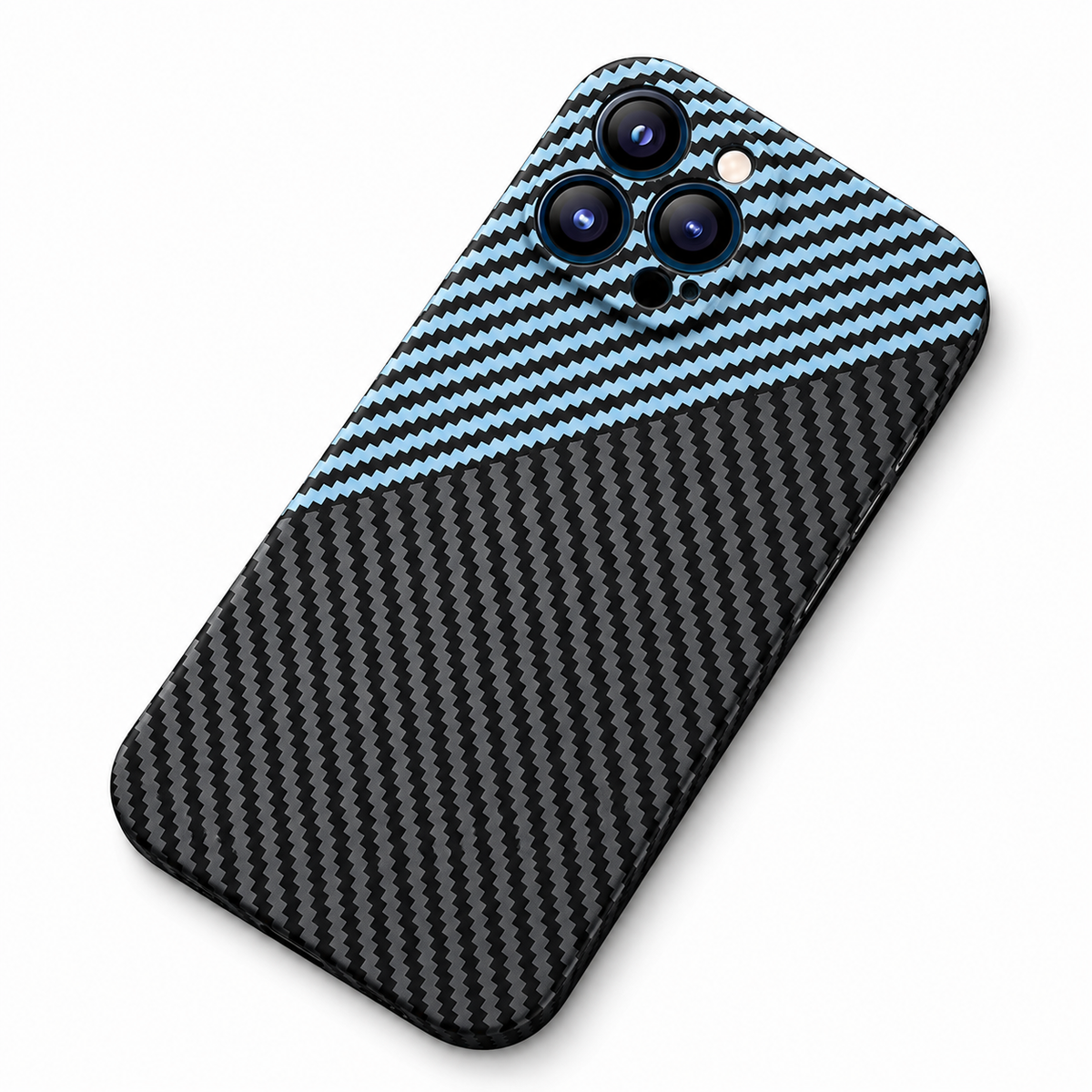 Premium iPhone Case Ultra Thin Carbon Fiber Matte Protective Cover 0.2mm PP Back Lightweight Scratch Resistant Slim Minimalist Hard Back Design