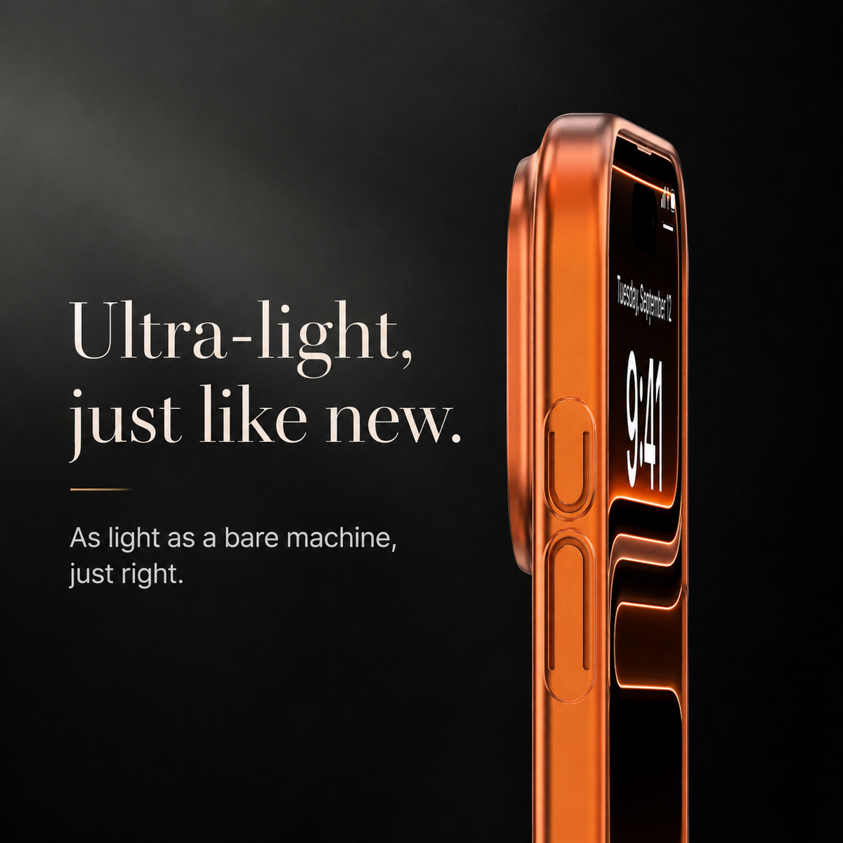 Premium iPhone Case Ultra Thin Frosted Translucent Shockproof PC TPU Electroplating Anti Scratch Anti Fingerprint Non Slip Lightweight Protective Cover