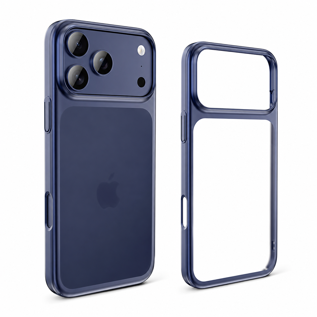 Premium iPhone Case Ultra Thin Frosted Translucent Shockproof PC TPU Electroplating Anti Scratch Anti Fingerprint Non Slip Lightweight Protective Cover