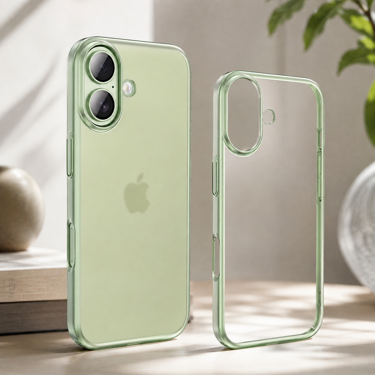 Premium iPhone Case Ultra Thin Frosted Translucent Shockproof PC TPU Electroplating Anti Scratch Anti Fingerprint Non Slip Lightweight Protective Cover