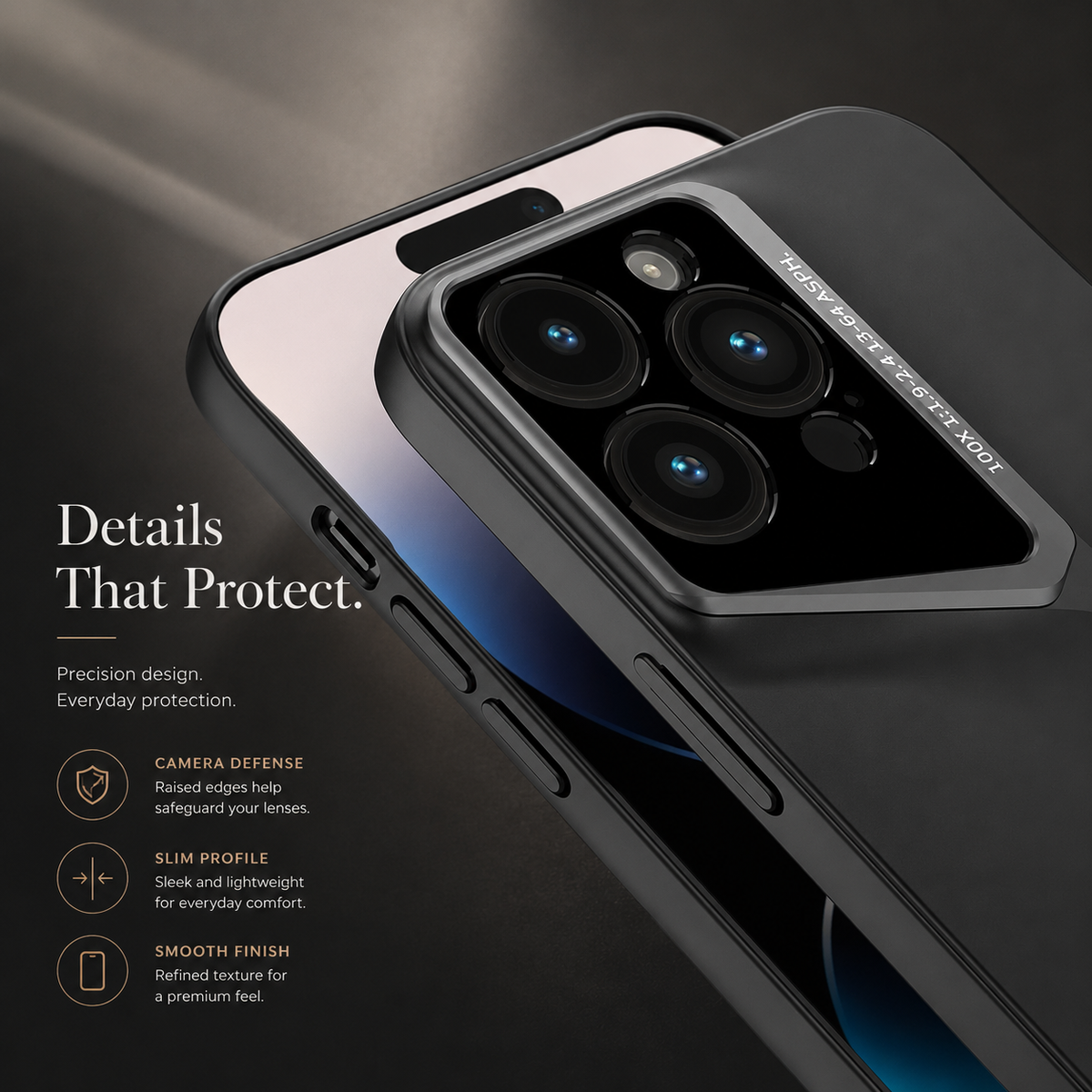 Premium iPhone Case Ultra Thin Matte Hard PC Shockproof Protective Cover Camera Lens Protection Anti Fingerprint Anti Scratch Non Slip Frosted Slim