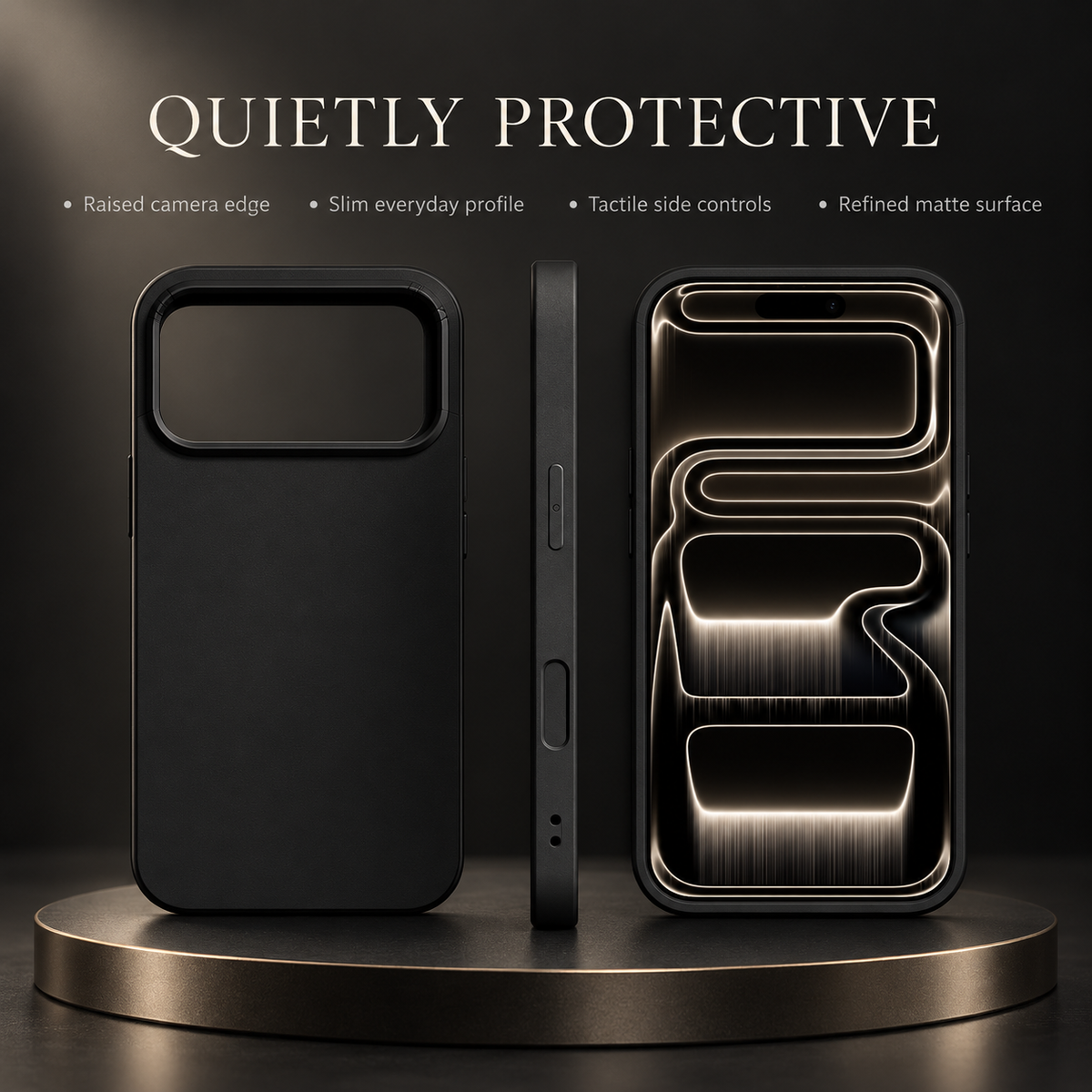 Premium iPhone Case Upgrade Shockproof PC TPU Matte Anti Scratch Anti Fingerprint Non Slip Dustproof Slim Protective Back Bumper Phone Cover Case Design