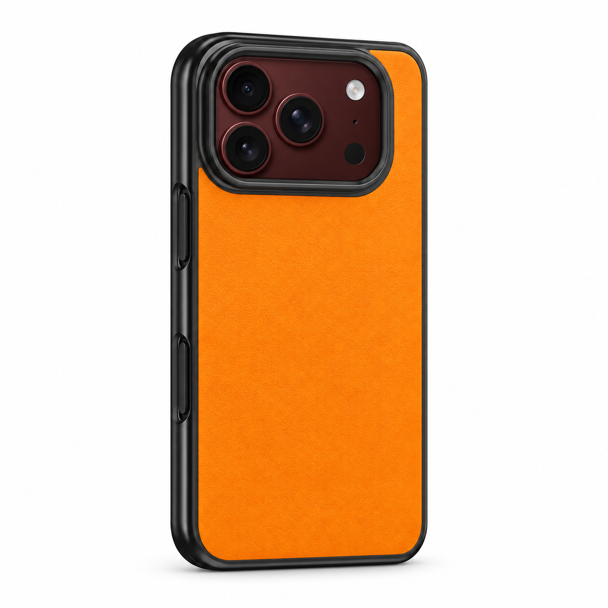 Premium iPhone Case Vegan Leather Sheepskin Texture Business Matte Foldable Shockproof Anti Scratch Non Slip Full Protection Slim Protective Cover Case